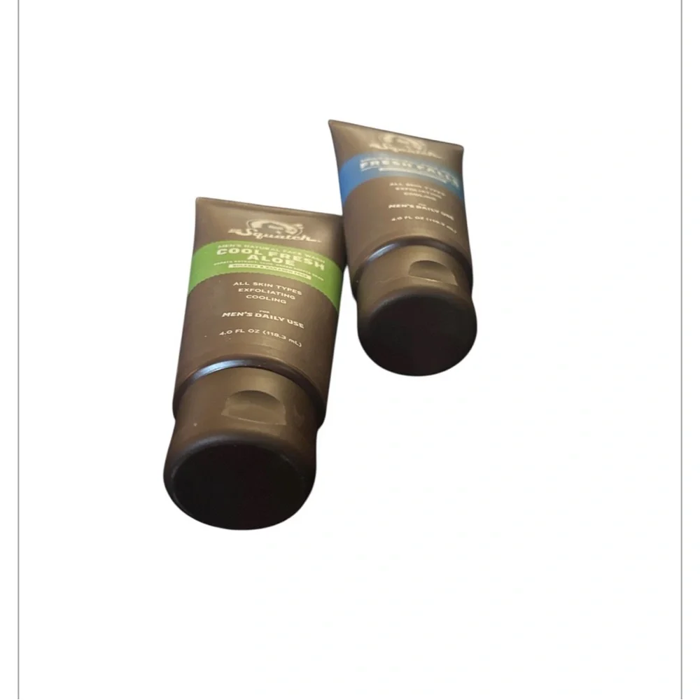 Dr. Squatch |Men’s Natural Face Wash All Skin Types Exfoliating Cooling BUNDLE 2
